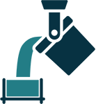 Metal Pouring Process of sand casting